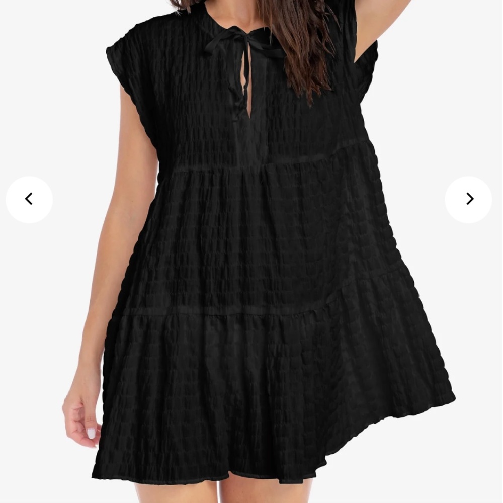 Robin Piccone Black Cover Up Dress